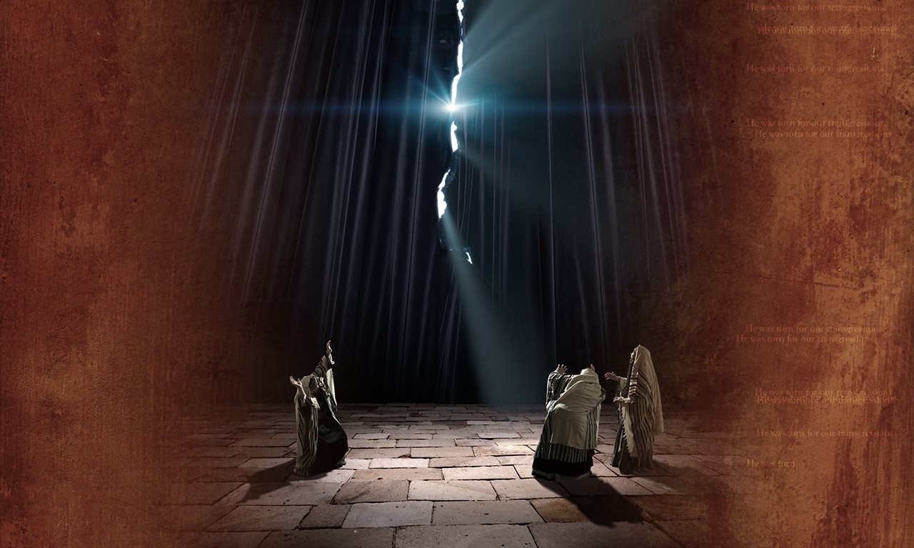 When Jesus was crucified, the curtain of the temple was torn in two. Read about what this means in this devotional 'The Curtain Has Been Torn' by David Steele